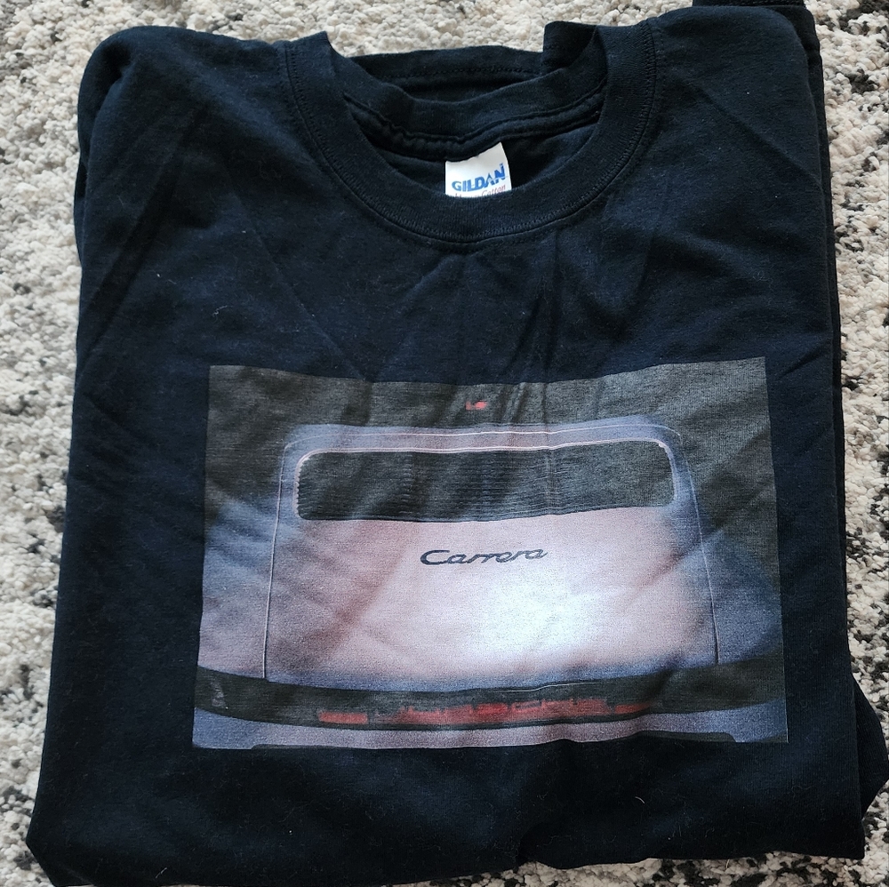 Carrera Tshirt Mens Size 2XL 100% Cotton Black